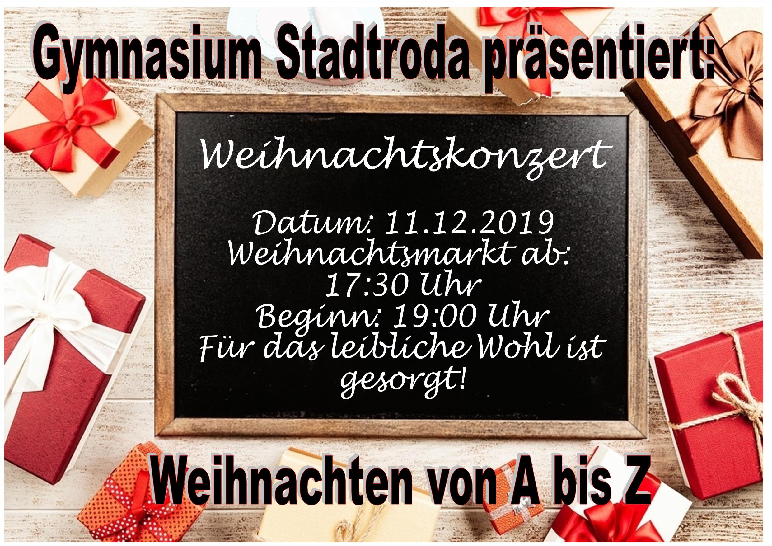 Plakat Weihnachtskonzert2019